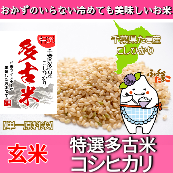 買取サイト 新米 令和4年産多古米コシヒカリ玄米３０キロ （谷津田収穫